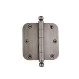 3.5 in. Ball Tip Residential Hinge with 5/8 in. Radius Corners in Timeless Bronze - Super Arbor