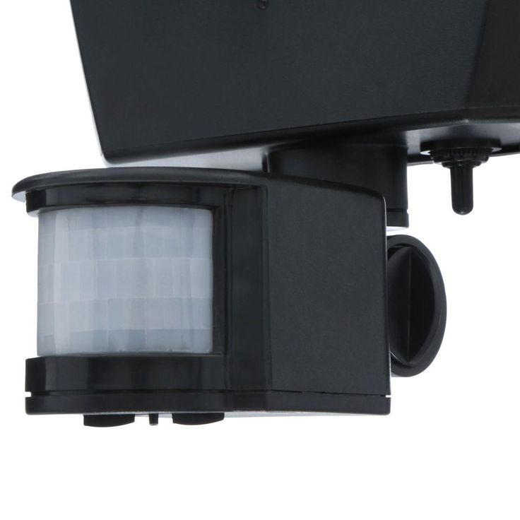 NATURE POWER Triple COB Black Outdoor Solar Motion Activated Security Flood Light with Integrated LED