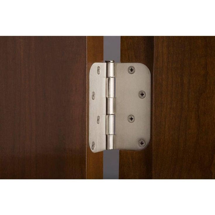 3-1/2 in. x 5/8 in. Radius Chrome Door Hinge Value Pack (24-Pack)