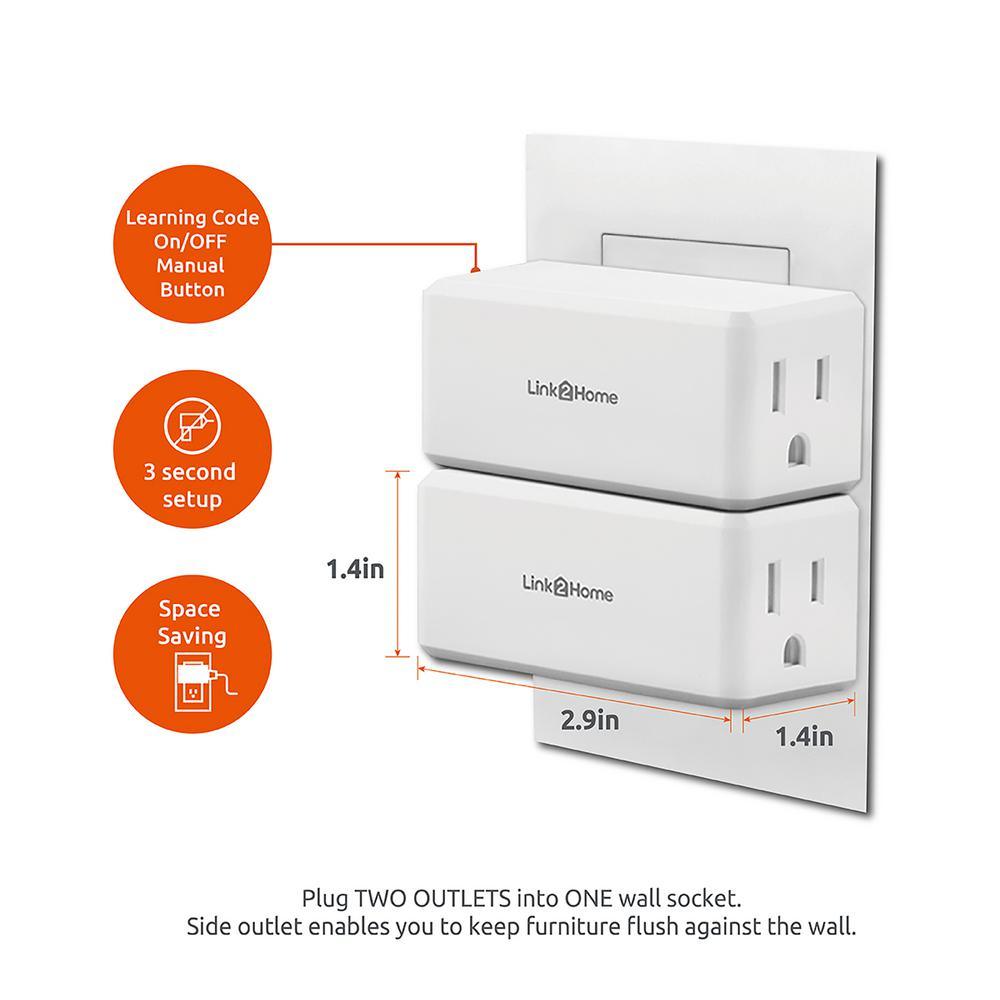 Wireless Indoor Remote Control Outlet Switch with 5 RCVs and 2 Remotes - Super Arbor