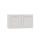 Shaker Assembled 36x20x24 in. Deep Wall Bridge Cabinet in Vanilla White - Super Arbor