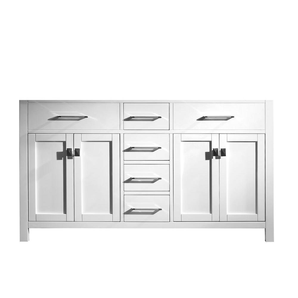 Caroline 72 in. W Bath Vanity Cabinet Only in Cashmere Gray - Super Arbor