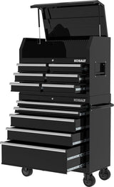 Kobalt 36-in W x 38-in H 5-Drawer Steel Rolling Tool Cabinet (Black)