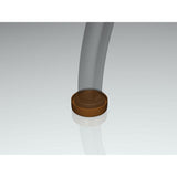 1-3/4 in. Caramel Brown Furniture Caster Cups/Floor Protector Coasters Round for Furniture Legs (Set of 4 Grippers) - Super Arbor