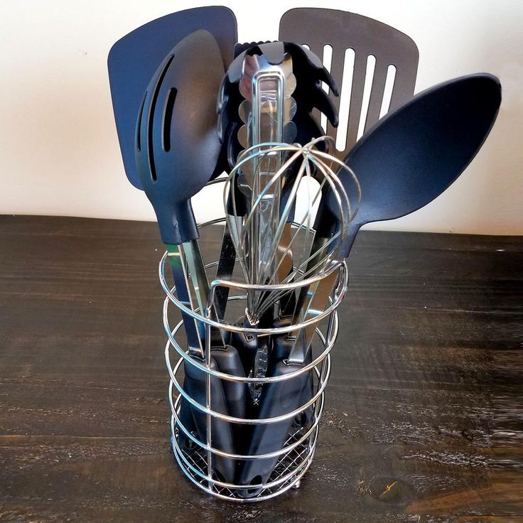 Chef's Better Basics 9-Piece Utensil Set with Wire Caddy