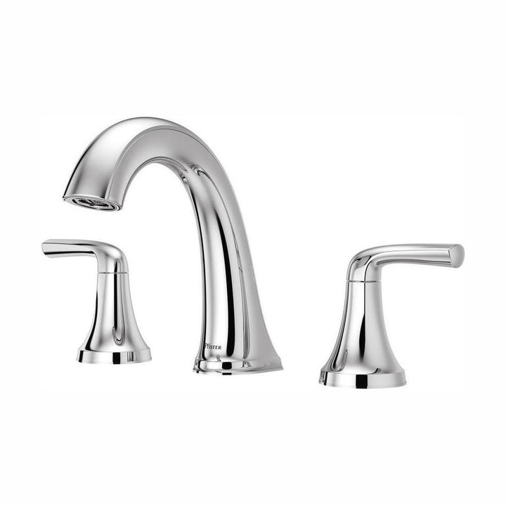 Ladera 8 in. Widespread 2-Handle Bathroom Faucet in Spot Defense Brushed Nickel - Super Arbor