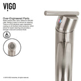 Wisteria Round Matte Stone Vessel Bathroom Sink in White with Seville Vessel Faucet in Brushed Nickel - Super Arbor