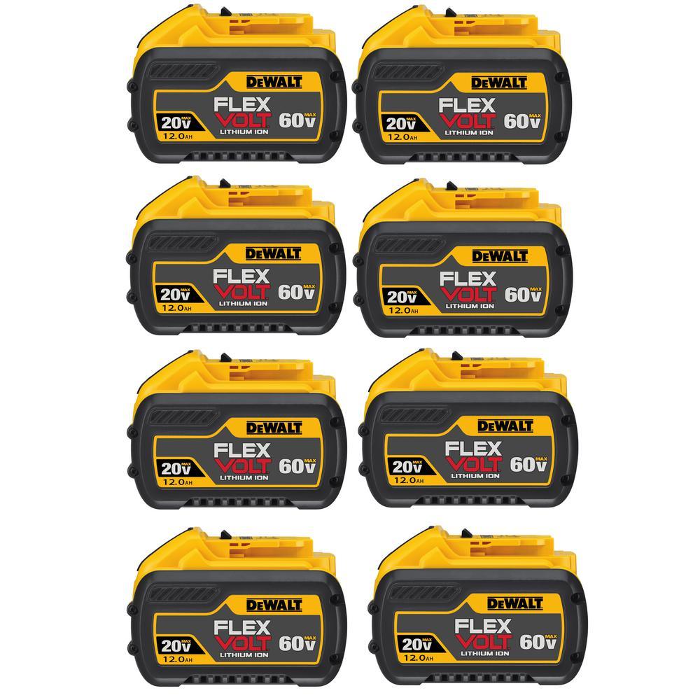 FLEXVOLT 20-Volt/60-Volt MAX Lithium-Ion 6.0Ah Battery Pack (8-Pack) - Super Arbor