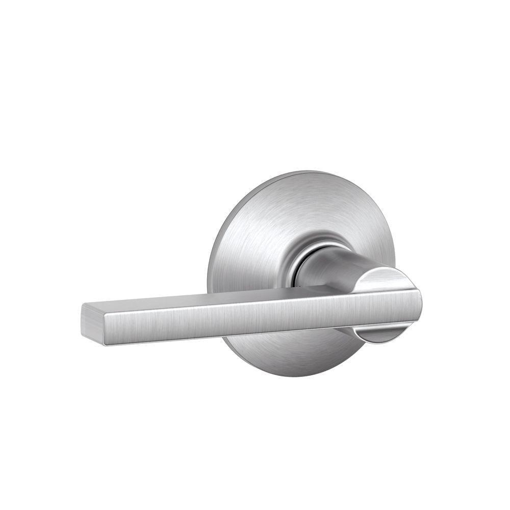 Latitude Matte Black Passage Hall/Closet Door Lever - Super Arbor