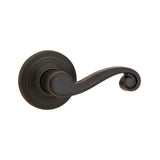 Lido Satin Nickel Passage Hall/Closet Door Lever Featuring Microban Antimicrobial Technology - Super Arbor