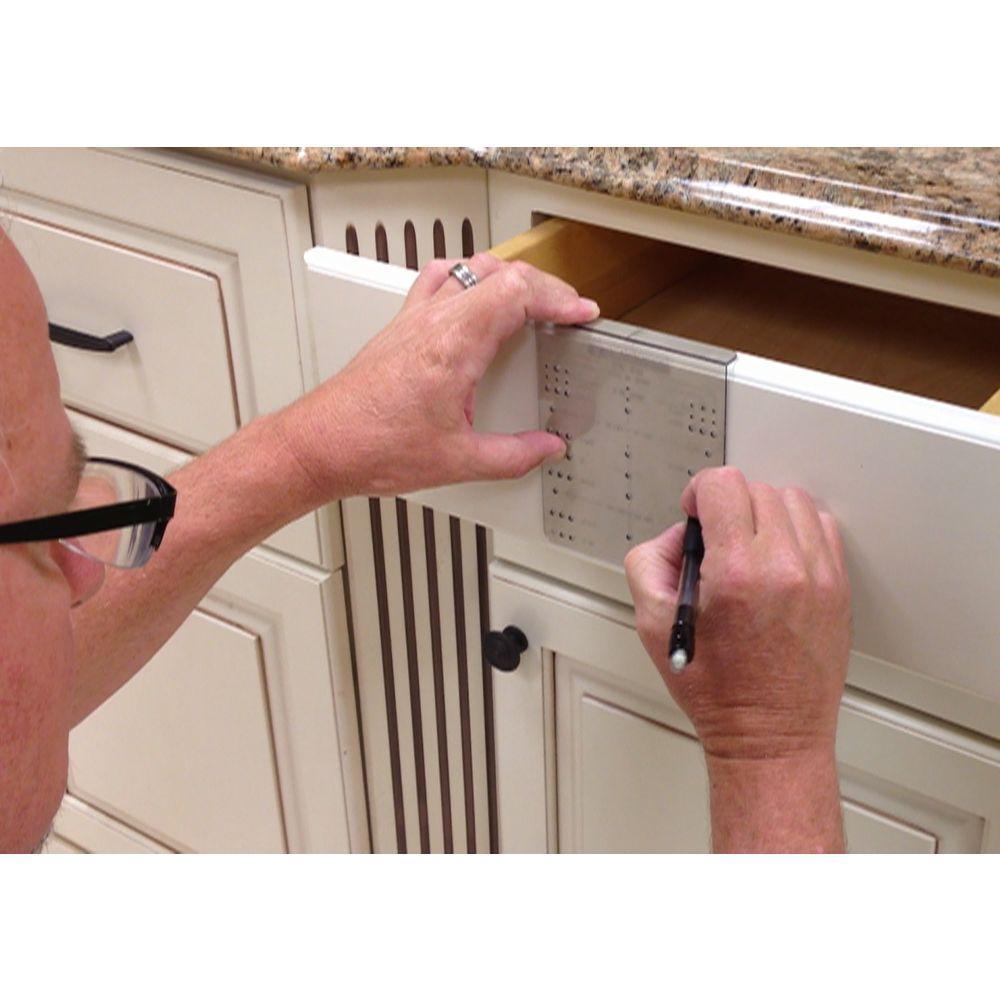 Align Right Cabinet Drawer Hardware Installation Template - Super Arbor