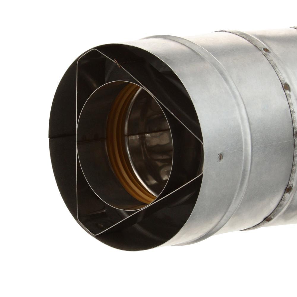 3 in. x 5 in. 90-Degree Elbow Stainless Steel Concentric Venting for Mid Efficiency Tankless Gas Water Heaters - Super Arbor