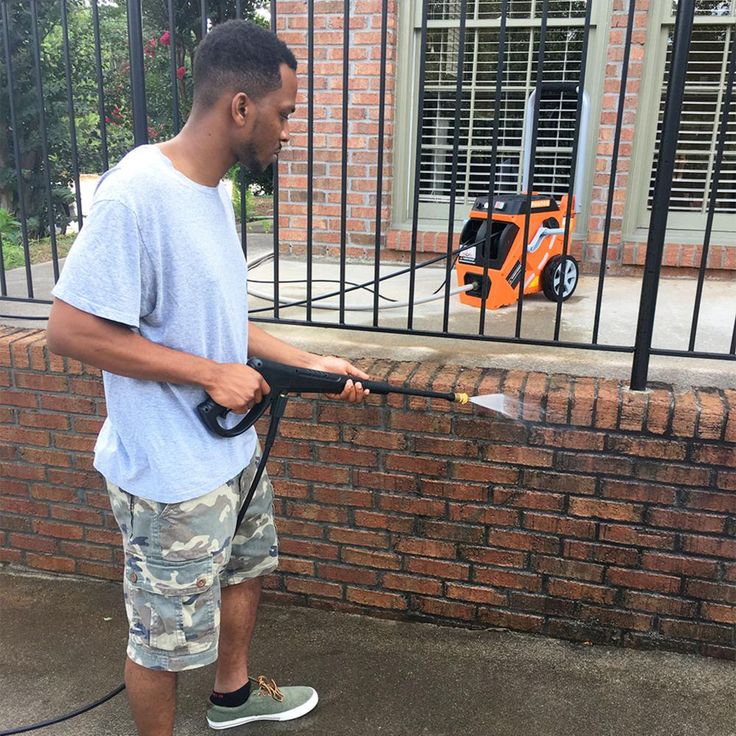 YARD FORCE 1800 PSI 1.2 GPM Electric Pressure Washer with Live Hose Reel and Turbo Nozzle