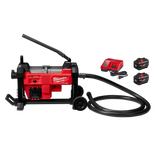 Milwaukee M18 FUEL Brushless Cordless 2-Gal Compact Quiet Air Compressor w/ M18 FUEL 7-1/4 in. Rear Handle Circular Saw (Tool-Only)