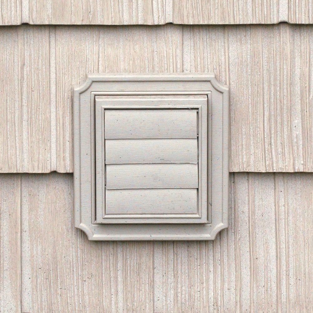 Scalloped Siding Exhaust Vent #021-Sandstone Beige