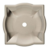 Quatrefoil 2 in. Satin Nickel Cabinet Knob Backplate - Super Arbor