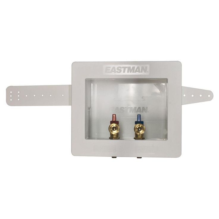1/2 in. PEX Dual Outlet Washing Machine Outlet Box
