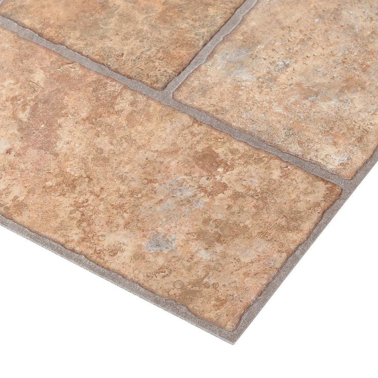 TrafficMASTER Bodden Bay 12 in. x 12 in. Terra Cotta Peel and Stick Vinyl Tile (30 sq. ft. / case)