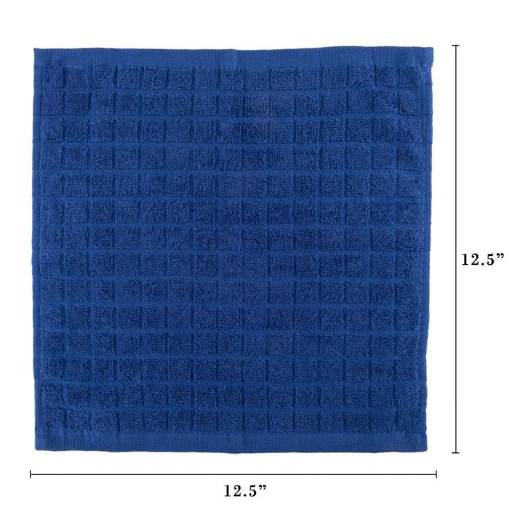Multi Windowpane Pattern Cotton Kitchen Towels (Set of 16)