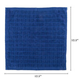 Multi Windowpane Pattern Cotton Kitchen Towels (Set of 16)