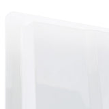 A2 5 in. x 23 in. x 74 in. 2-piece Direct-to-Stud Shower Wall Panels in White - Super Arbor