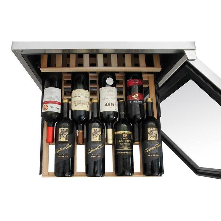 Thor Kitchen 46-Bottle Capacity Stainless Steel Dual Zone Cooling Built-In/Freestanding Wine Chiller