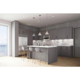 Ready to Assemble 33 in. x 30 in. x 12 in. Wall Cabinet in Grey Nordic Wood - Super Arbor
