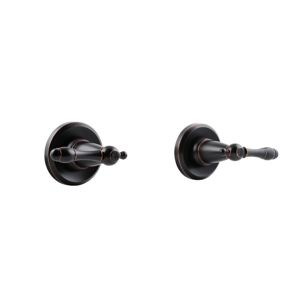 Oakmont 2-Handle 1-Spray Tub and Shower Faucet in Oil Rubbed Bronze (Valve Included) - Super Arbor