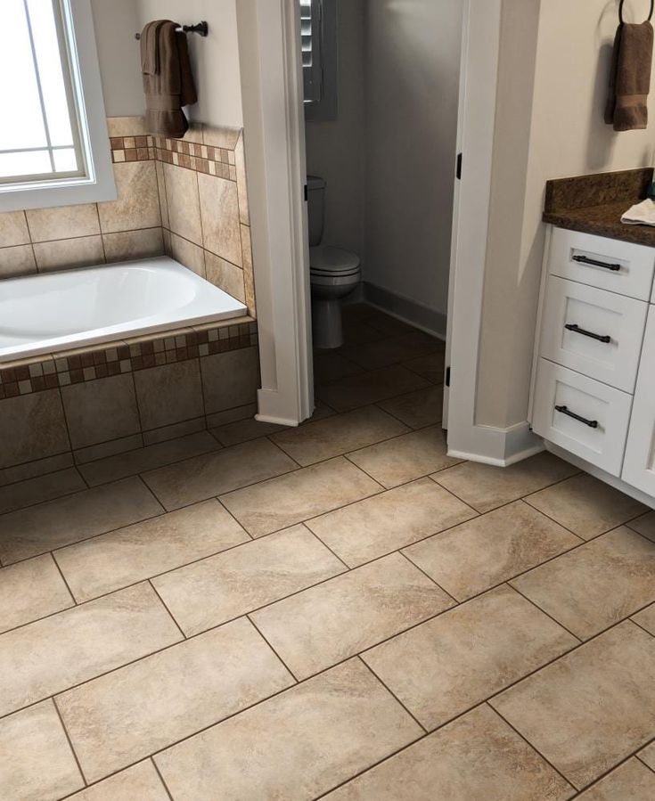 Style Selections Mesa Beige 12-in x 24-in Matte Porcelain Floor Tile