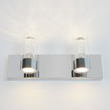 Essence 15.9 in. Chrome LED Vanity Light Bar with Bubble Glass