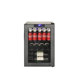 Vinotemp 40-Can Capacity Residential Black Freestanding Beverage Center