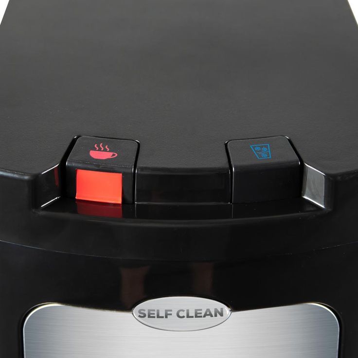 3 or 5 Gal. Water Cooler in Black with Self-Cleaning Feature