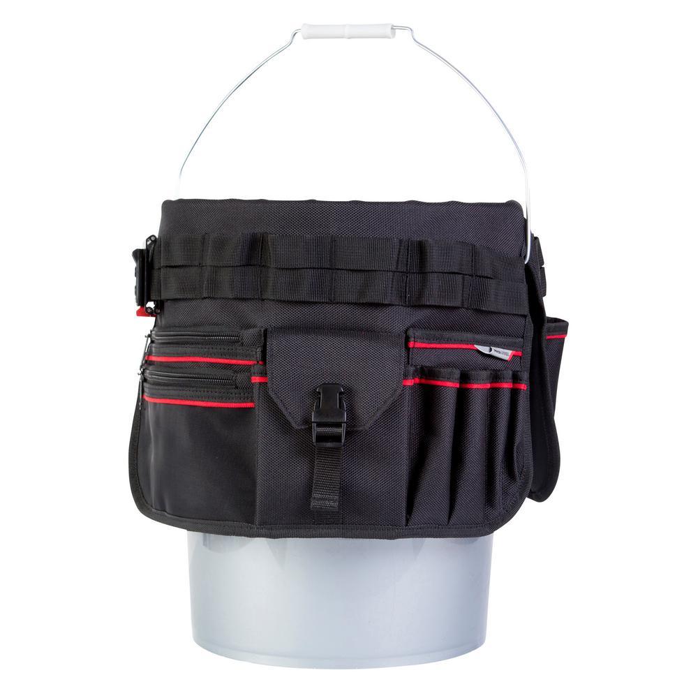 12 in. Tool Bucket Organizer with 29-Pockets - Super Arbor