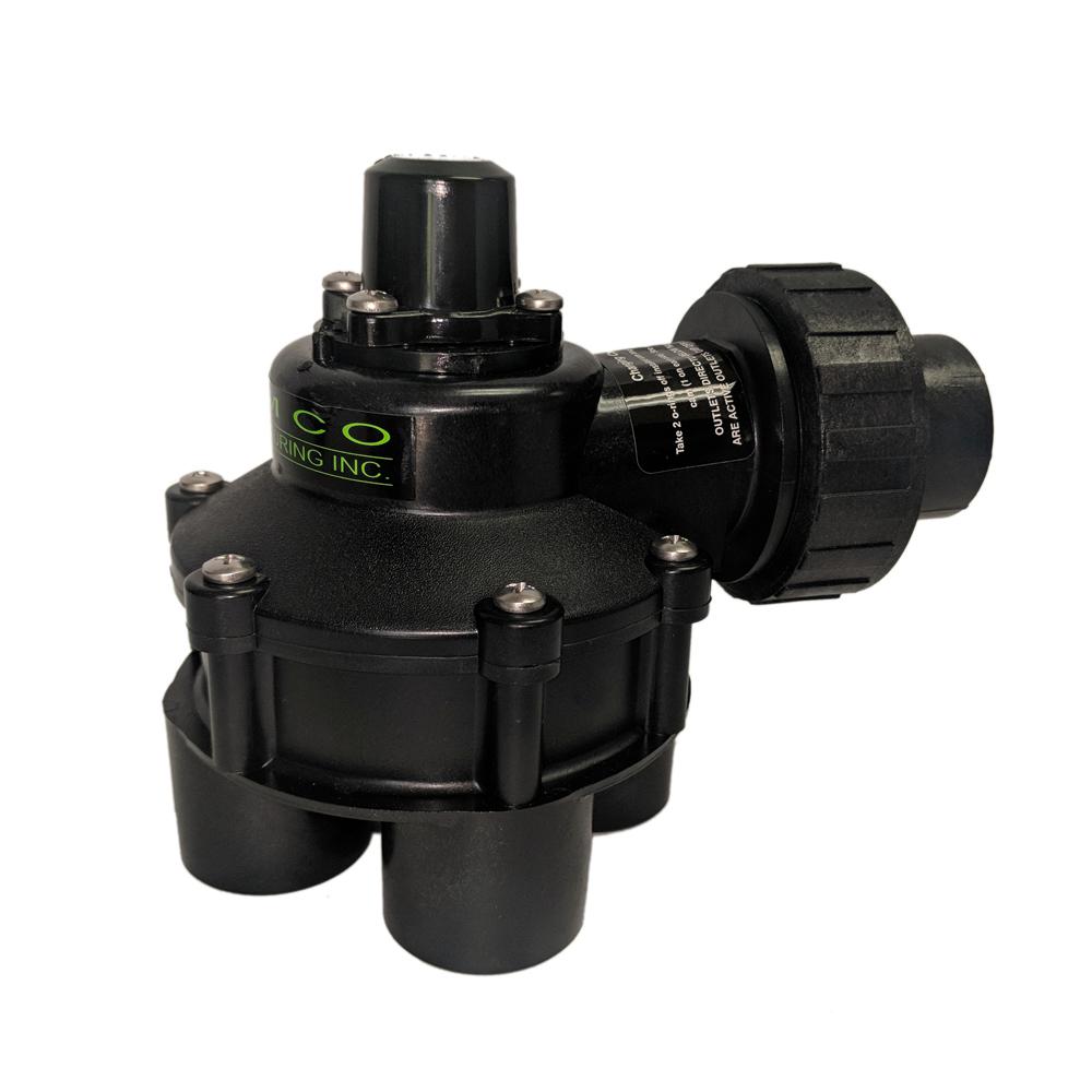 1 in. Mini 4 Outlet Indexing Valve with 2, 3 and 4 Zone Cams