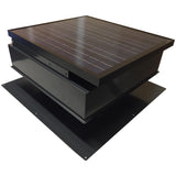 1550 CFM Powder Coated Galvanized Steel Solar Powered Attic Fan - Super Arbor
