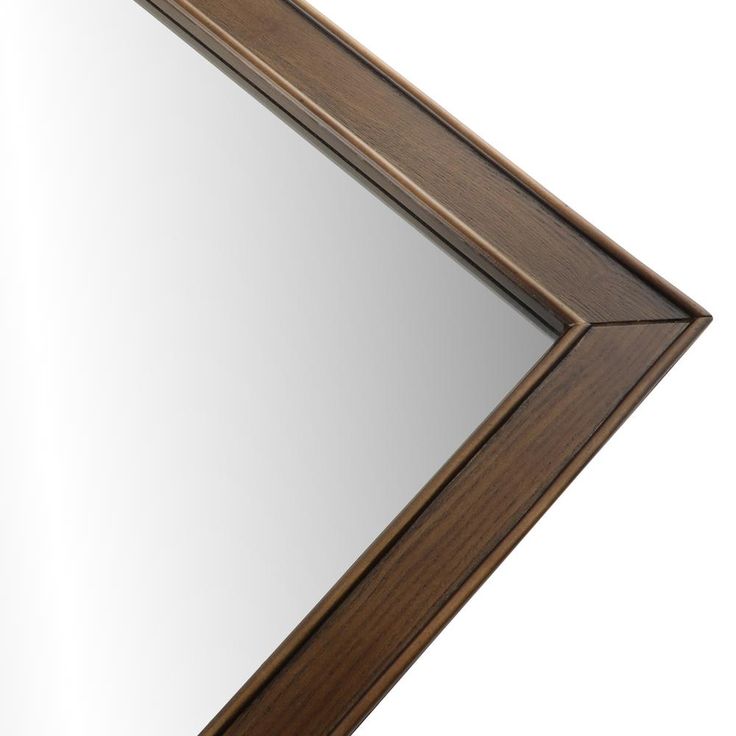 28 in. W x 33 in. H Framed Rectangular  Bathroom Vanity Mirror in Antique Coffee