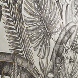 Paula Purroy Gardenia Black and White 24x48 Porcelain Tile