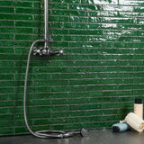 Wabi Sabi Emerald Green 1.5x9 Crackled Glossy Ceramic Tile by Lux Tile