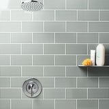 Seaside Steel Blue 4x8 Crackled Glossy Ceramic Tile - Tilebar