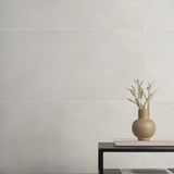 Lux Tile New Rock Perla White Matte Porcelain Tile 24x48