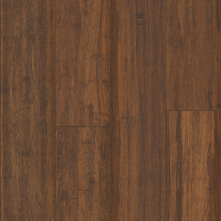 CALI Waterproof Core 5.59-in Copperstone Bamboo Handscraped Engineered Hardwood Flooring (14.06-sq ft)