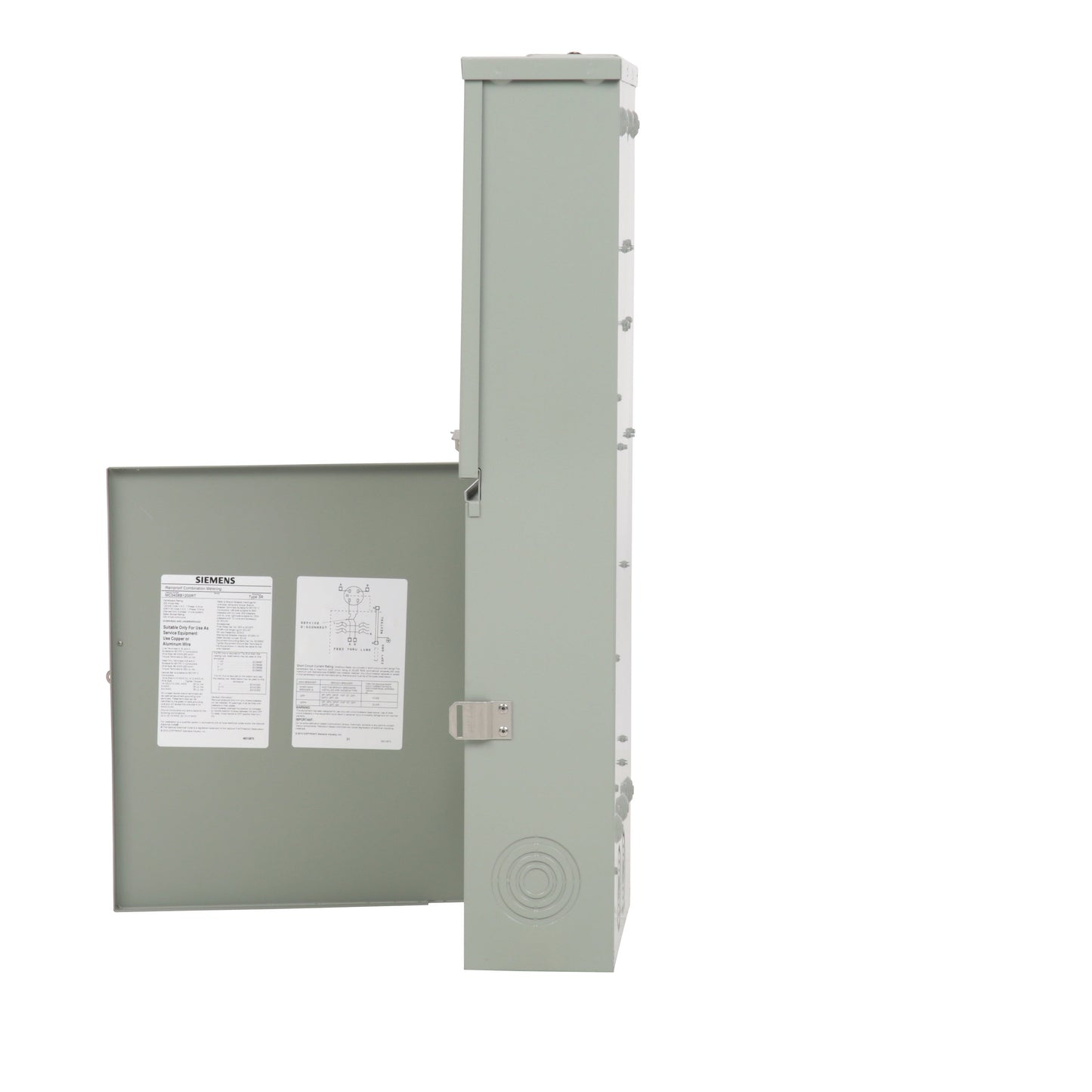 Siemens Siemens/Murray Brand 200-Amp 4-space load center - interior view