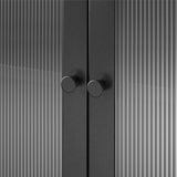 Ameriwood Home Ashbury Heights 35.38-in W x 72.83-in H Steel Black Freestanding Utility Storage Cabinet