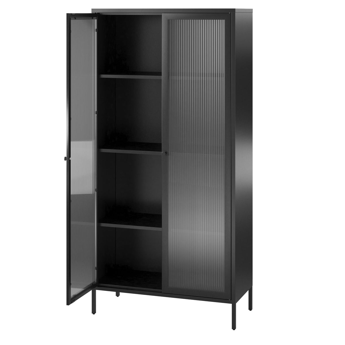 Ameriwood Home Ashbury Heights 35.38-in W x 72.83-in H Steel Black Freestanding Utility Storage Cabinet