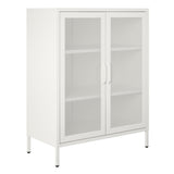 Ameriwood Home Sunset District 31.5-in W x 39.96-in H Steel White Freestanding Utility Storage Cabinet
