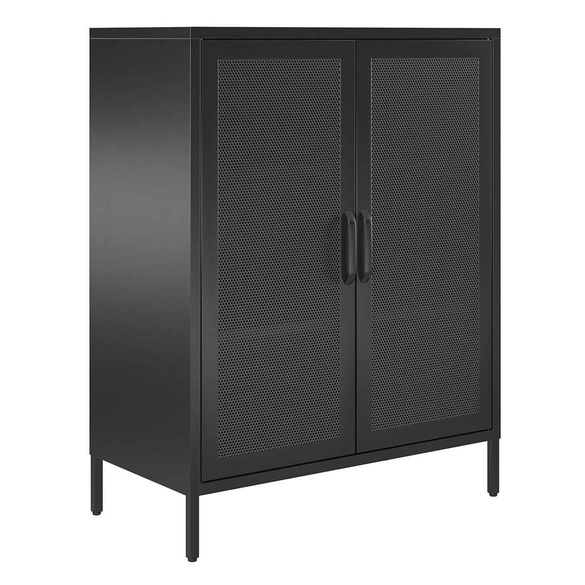 Ameriwood Home Sunset District 31.5-in W x 39.96-in H Steel Black Freestanding Utility Storage Cabinet