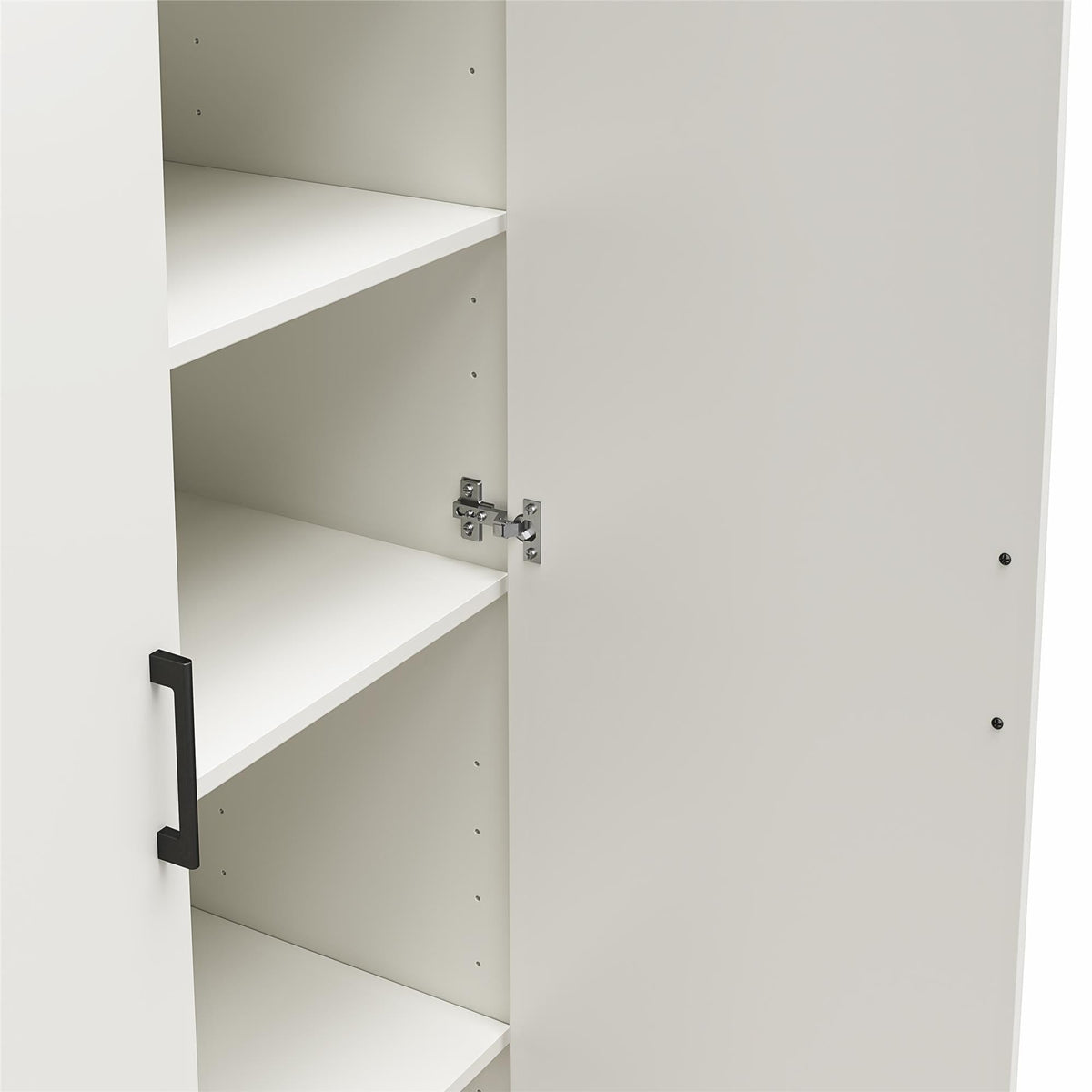 Ameriwood Home Versa 23.7-in W x 75.2-in H Particleboard White Freestanding Utility Storage Cabinet