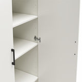 Ameriwood Home Versa 23.7-in W x 75.2-in H Particleboard White Freestanding Utility Storage Cabinet