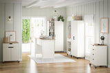 Ameriwood Home Versa 23.7-in W x 75.2-in H Particleboard White Freestanding Utility Storage Cabinet