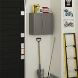 Ameriwood Home Camberly 23.43-in W x 23.68-in H Particleboard Graphite Grey Wall-mount Utility Storage Cabinet